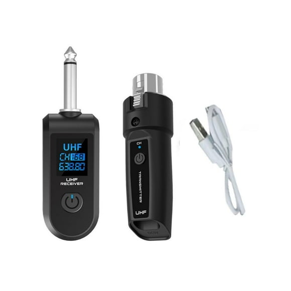 Sistema de micrófono transmisor y receptor de audio Recarga 110dB Recuperación vocal 1 con 1