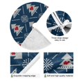 thumbnail image 4 of Yayeee Christmas Tree Skirt 35 inches for Xmas Tree Holiday Party Decoration, Blue Christmas Tree, 4 of 6