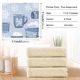 thumbnail image 3 of Winter Themed Pattern 6 Pack Kitchen Cleaning Cloths 11'' x 11'', Super Absorbent, Soft Double Layer Plush for Dish and Surface Cleaning, 3 of 9