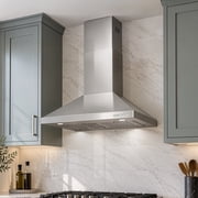 Cosmo 30 in. Ducted Wall Mount Range Hood in Stainless Steel with LED Lighting and Permanent Filters