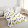 thumbnail image 3 of Homewish Kawaii Bowtie Full Size Comforter Sets 3-Piece for Teens Female Adults,Cow Print Bedding Comforter Set,Dreamy Princess Lightweight Bedding Sets,Lightweight Room Decor,Reversible, 3 of 8