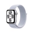 thumbnail image 1 of Apple Watch SE2 40mm GPS Silver Aluminum Case with Blue Cloud Sport Loop, 1 of 8