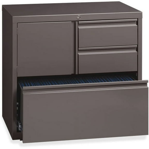 Lorell 30 30" x 18.6" x 28" - 3 x Drawer(s) for File, Letter, Legal - Hanging Rail Storage Cabinet
