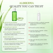 Aloderma Aloe Hydrating Facial Toner with 91% Organic Aloe Vera Juice - Moisturizing Toner for Face with Bergamot Oil - Aloe Vera Face Toner for Women & Men for Deep Hydration & Nourishment