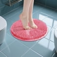 thumbnail image 6 of Foot Back Cleaning Pad, Shower Foot Scrubber Mat, Foot Washer Exfoliating Bath Wash Pad for Men and Women, Non Slip Bathtub and Shower Mat, Blue, 6 of 9