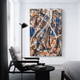 thumbnail image 3 of Jackson Pollock Canvas Wall Art Framed 《Untitled No.15》 Print Paintings Poster Print Photo Art Painting Canvas Poster Home Decorative Bedroom Modern Decor Posters Gifts 16x24inch(40x60cm), 3 of 6