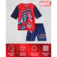 thumbnail image 2 of Marvel Avengers Boys' Rash Guard Set - Kids UPF 50+ Swim Shirt and Trunks for Boys (3T-12), 2 of 8