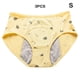 thumbnail image 5 of Sonducket Bragas de período de dibujos animados para niñas, ropa interior menstrual fisiológica, bragas, lencería transpirable para Ropa interior Amarillo S, 5 of 6