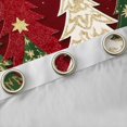 thumbnail image 4 of Manfei Chic Christmas Tree Black Out Curtains,Gold Sequin Print Curtains Pack of 2 (42x63 Each),Merry Xmas Bedroom Curtains For Girls Kids,Microfiber Bedroom Decor, 4 of 6