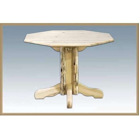 Montana Woodworks  Homestead Center Pedestal Table