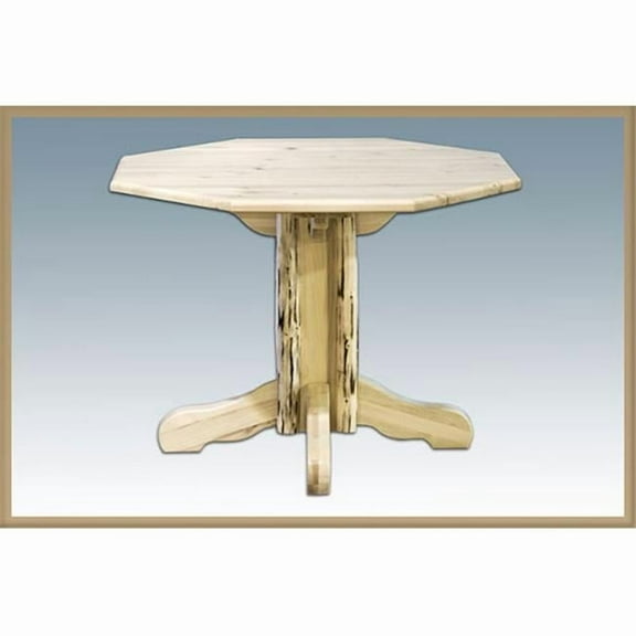 Montana Woodworks  Homestead Center Pedestal Table