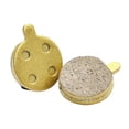 thumbnail image 3 of Pastillas de freno para patinete eléctrico de 2 piezas, almohadillas de revestimiento metálico, bloques de disco, juegos de suministros de bajo ruido , Cobre shamjiam Pastillas de freno de bicicleta, 3 of 6