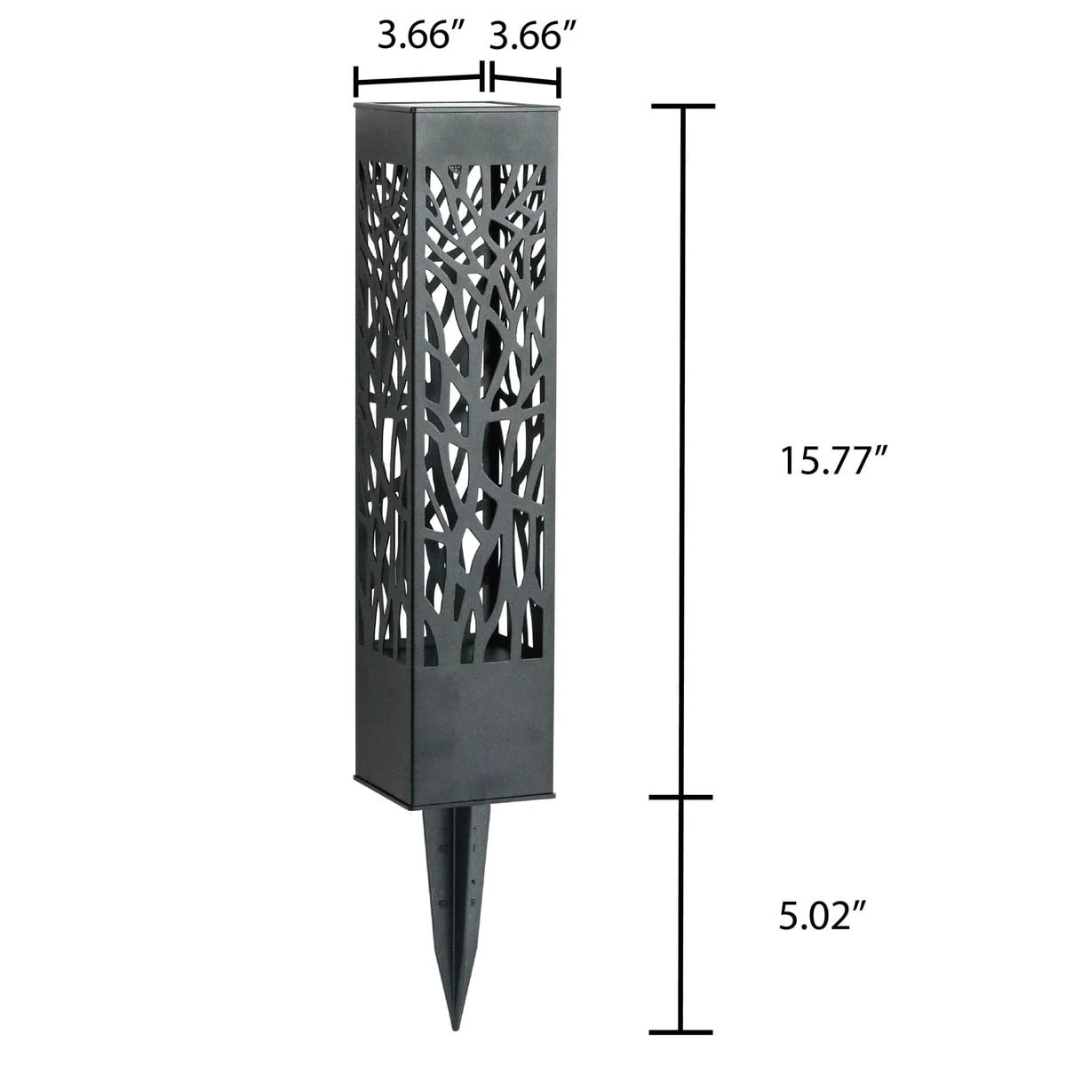 Tommy Bahama Square Solar Bollard Lights, 35 Lumen, 5-pack