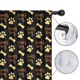 thumbnail image 4 of Blackout Kids Curtains,Happy Dog and Footprints Childrens Insulated Curtains Set Of 2,Bedroom Essentials,Toddler Room Decor 42x54in(106x137cm), 4 of 4