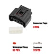 thumbnail image 5 of Unique Bargains 8 Set 4 Pin No.9098011885 Ignition Coil Connector Adapter Plug Clip Kit Replaces for Scion XB 2004-2006, 5 of 6
