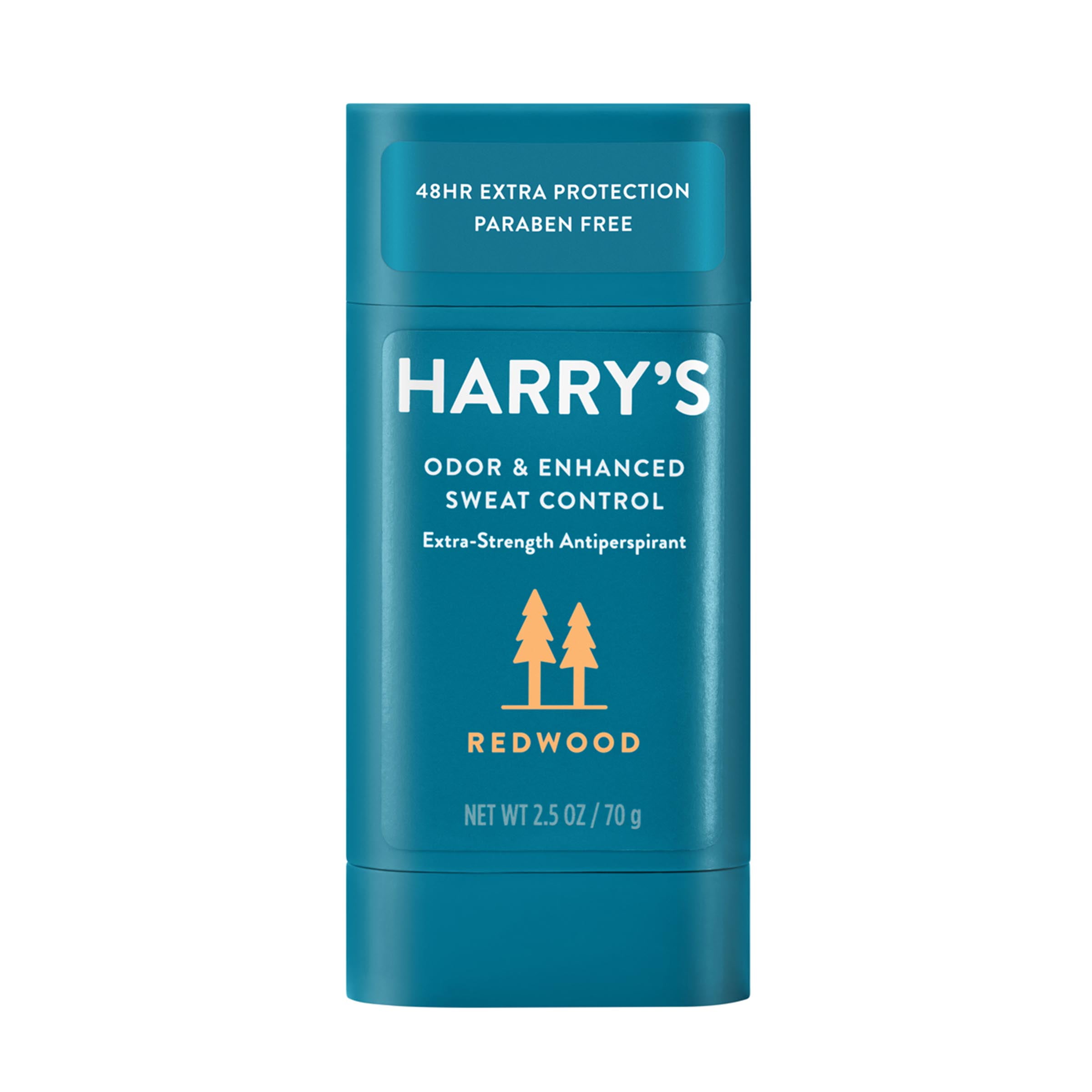 Harry's Men's Odor and Sweat Control Extra-Strength Antiperspirant Deodorant Stick, Redwood Scent, 2.5 oz