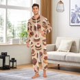 thumbnail image 6 of FORMRS Onesies Pajama for Adults Unisex Hoodie Winter Jumpsuit One Piece Sleepwear, Sizes S-2XL, Creamy Cake, 6 of 7