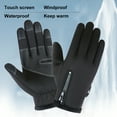 thumbnail image 2 of Andoer Gants d'Hiver Chauds pour Extérieur Écran Tactile Doigts Gants - Antidérapants Coupe-Vent Imperméables pour Course Cyclisme Conduite Randonnée par Temps Froid pour Hommes Femmes, 2 of 7