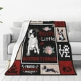 thumbnail image 3 of Boston Terrier Blanket Boston Terrier Gifts Throw Blankets Cozy Fleece Flannel Blanket Soft Warm Plush Lightweight Blanket Dog Gift for Couch Sofa Bed for Women Girls 60"X80", 3 of 6