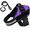 Purple, variant on dogshood harness ,dogshood no Pull Harness, Reflective Adjustable Sizes XS to XXL for Small Large Dogs