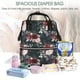 thumbnail image 5 of Disketp Watercolor Floral Mochila de Pañales de Gran Capacidad con Múltiples Bolsillos, Mochila de Viaje Multifuncional para Bebé, Unisex, Moderna y Resistente, 5 of 6