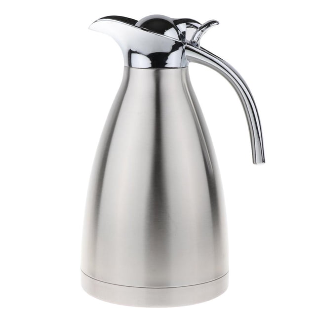Carafe à Café Isolée Pichet Thermique - Acier Inoxydable 1. - Rouge