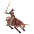 thumbnail image 2 of 1 juego de modelo taurino de vaquero español, juguetes taurinos, estatua realista de toro vaquero, 2 of 7