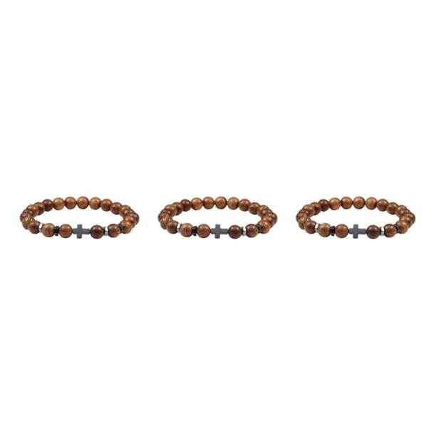 Qarigey Pulseras de cuentas de piedra redonda Natural, para mujer, joyería de Yoga, cuerda elástica, ligera de moda portátil Type1 NO1