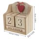 thumbnail image 3 of Calendario de madera calendario de madera perpetua escritorio calendario de escritorio calendario, 3 of 6