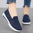 thumbnail image 7 of longantii Orthopedic Dress Shoes for Women Arch Support Non Slip Slip on Work Shoes Wide Mesh Stretch Hiking Shoes Soft 2026 New Foam Shoes Dark Blue, 7 of 7