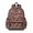 Football Stripe Brown Pattern, variant on Football Text Black Pattern Cute School Backpack with Padded Back and Adjustable Shoulder Straps 13.4"x11"x4.7"
