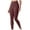 Red, variant on Women's Solid Color Yoga Leggings Butt Lifting Workout High Waist Stretch Running Pants