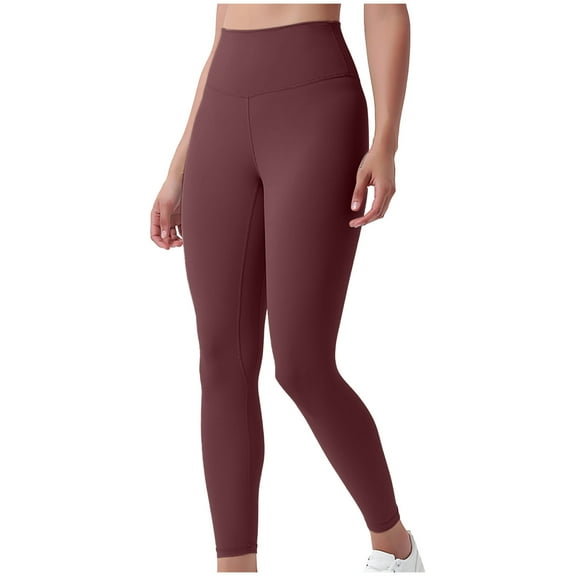 XuJwPNcy Leggings for Women High Waisted No See-Through Butt Lifting Soft Yoga Pants Workout Athletic Running Leggings