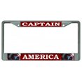 thumbnail image 1 of Captain America Cadre de Plaque d'Immatriculation Chromé, 1 of 1