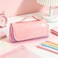 thumbnail image 4 of Cute Unisex Pencil Case Basic Stationery Storage Organizer for Office Home Study B, 4 of 5