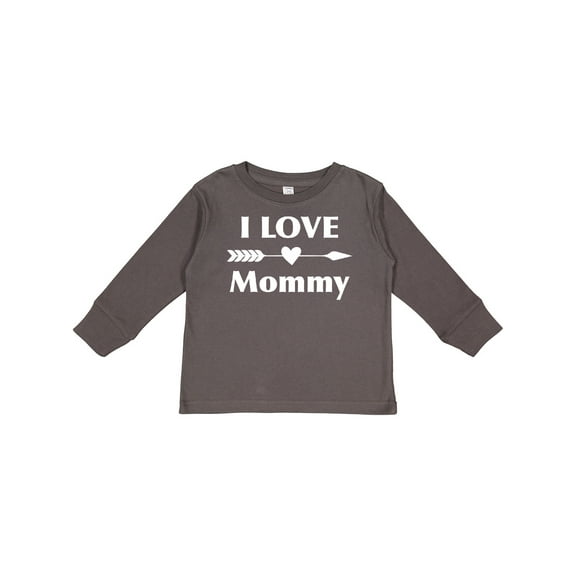 Inktastic I Love Mommy Boys or Girls Long Sleeve Toddler T-Shirt