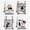 Black, White (Black Cat Themed), variant on 4 Pcs Camping Kitchen Towels Set - Quick Drying Farmhouse Decor Hand Towel Bonfire Tent Tea Cloths Dishtowels for Happy Camper Accessories Funny Sayings Novelty Gifts RV Sign Home Decorations