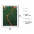 thumbnail image 2 of Mato Grosso Brazil - Aerial view of the Brazilian Rain Forest - Swissair - Vintage Travel Poster by Georg Gerster c.1971 - Japanese Unryu Rice Paper Art Print (Unframed) 12 x 16 in, 2 of 4