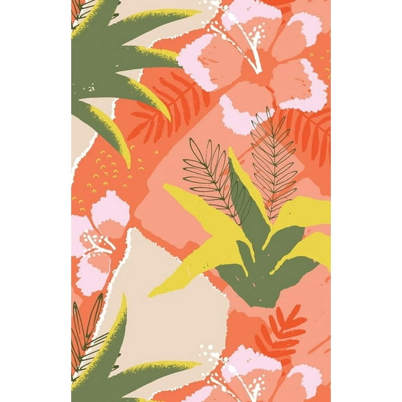 Hibiscus (Blank Lined Journal), (Hardcover)