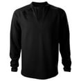 thumbnail image 2 of Evoshield Men's 6-4-3 Baseball Henley Sweatshirt Black 2XL, 2 of 5