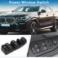 thumbnail image 2 of Interruptor de ventana eléctrica Unique Bargains No. 61319362116 para el lado del conductor delantero, control de ventana para BMW X1 X5 X6 negro, 2 of 7