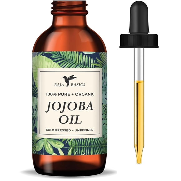 Aceite de Jojoba Puro Orgánico – Jojoba Oil Natural para Cara, Cabello, Uñas y Cuerpo – Hidratante, Nutritivo, Antienvejecimiento y Rico en Vitamina E &nd
