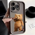 thumbnail image 1 of Case For iPhone 16 Pro Max Cases iPhone 15 Cases Cartoon Bear Silicone Phone Case For iPhone 14 13 12 11 XS XR X 7 8 Plus Cover tzw, 1 of 6