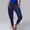 Dark Blue, variant on LEKODE Women's Harem Loose Yoga Travel Lounge Pants with Pockets Casual Boho Blue L