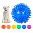 thumbnail image 2 of BESTSKY Dog Balls for Aggressive Chewers,Damage-Resistant Design Dog Squeaky Toys,Gum Health Interactive Dog Ball,Blue,2", 2 of 4