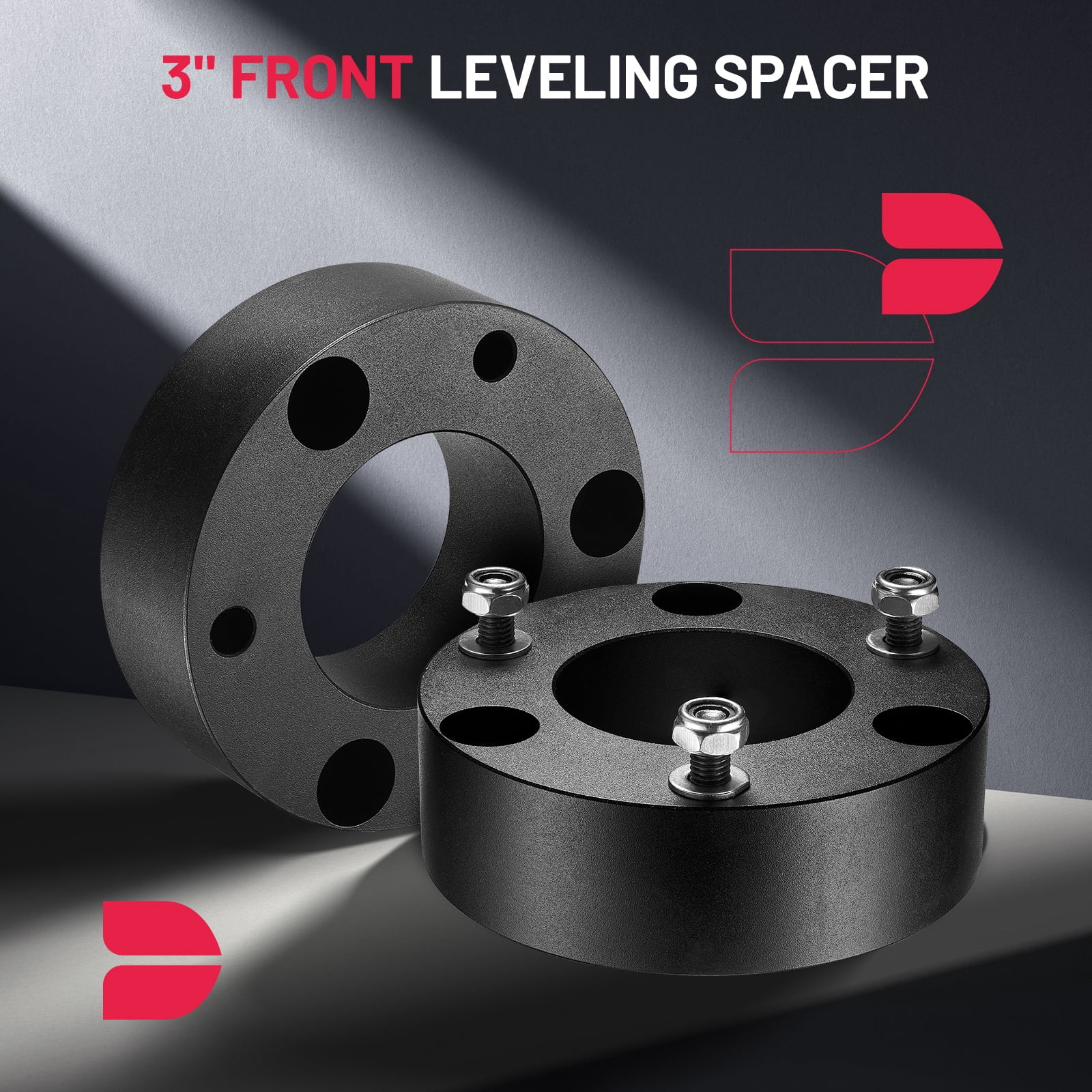 SPEEDWOW 3" Front and 2" Rear Leveling Lift Kit, Compatible with 2007-2022 Silverado & GMC Sierra 1500 2WD 4WD, Suspension Leveling Lift Kit for Silverado Sierra 1500