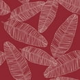 thumbnail image 6 of ARDEN 2-Pack Patio Dining Outdoor Chair Cushions, 20x44, Rain-Proof Seat Pad, Fade-Resistant Outdoor Red Leaf Palm, 6 of 11