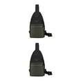 thumbnail image 1 of kurtrusly Sac de Poitrine Extérieur Mains Libres Sans Charge Polyester Doux Grande Capacité Facile à Transporter Sac de Poitrine pour Hommes Vert 2Set, 1 of 6