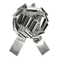 thumbnail image 1 of Lazo de regalo para coches de 16 pulgadas extra grande para bodas, cestas de regalo, Navidad, gran lazo de regalo plateado, 1 of 7