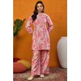 thumbnail image 2 of DWEEP SARA Women’s Pink Rayon Blend Paisley Printed Co-ord Set – Straight Kurta & Pant Set, M/38, 2 of 10